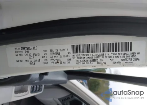 2008 Jeep Liberty Sport z USA, uszkodzony, nr VIN 1J8GN28K48W288012